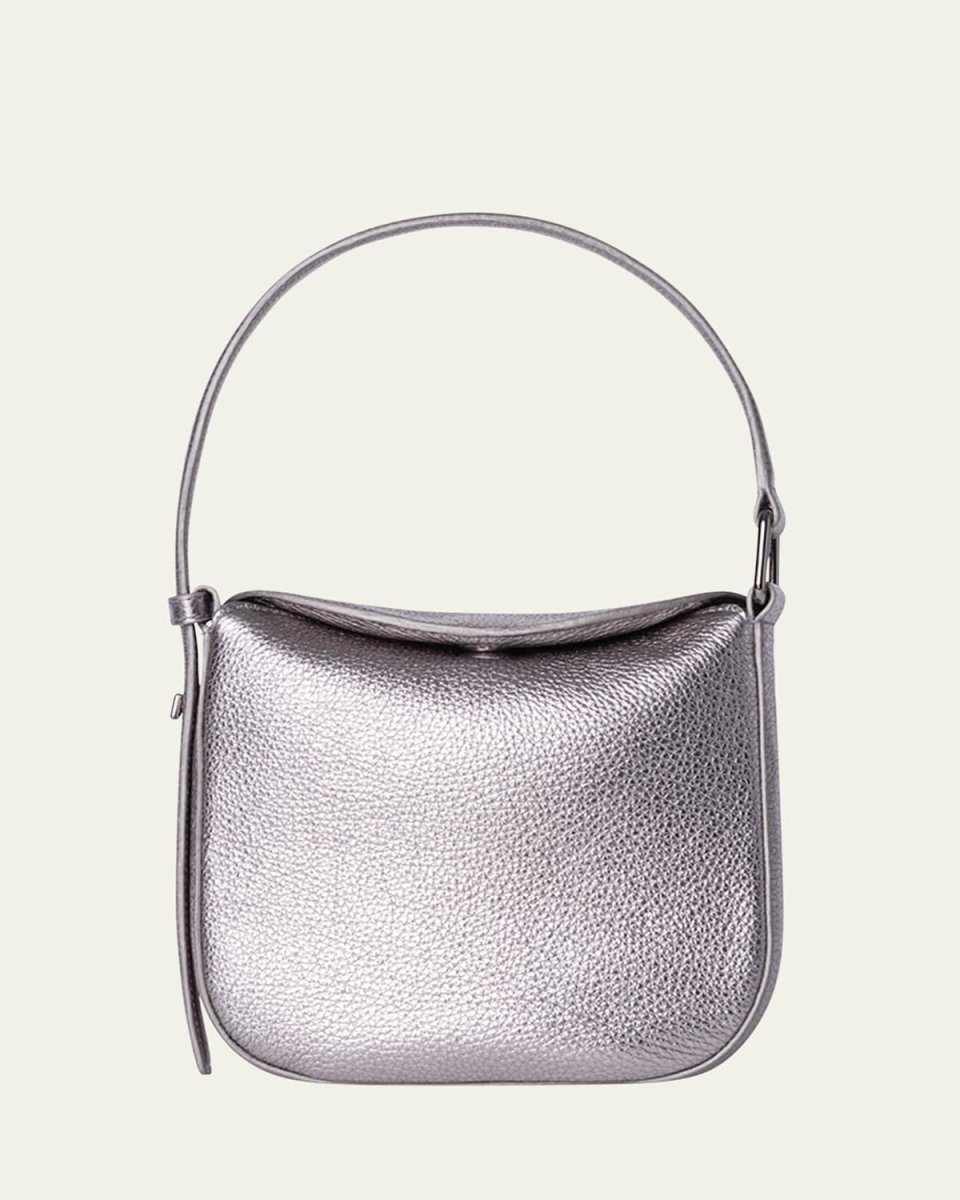 Anna Mini Leather Hobo Bag